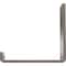 Ekena Millwork Steel Hanging Shelf Bracket, Hammered Silver 2"W x 6"D x 5 1/2"H BKTM02X06X05HSHSV - alternate 8